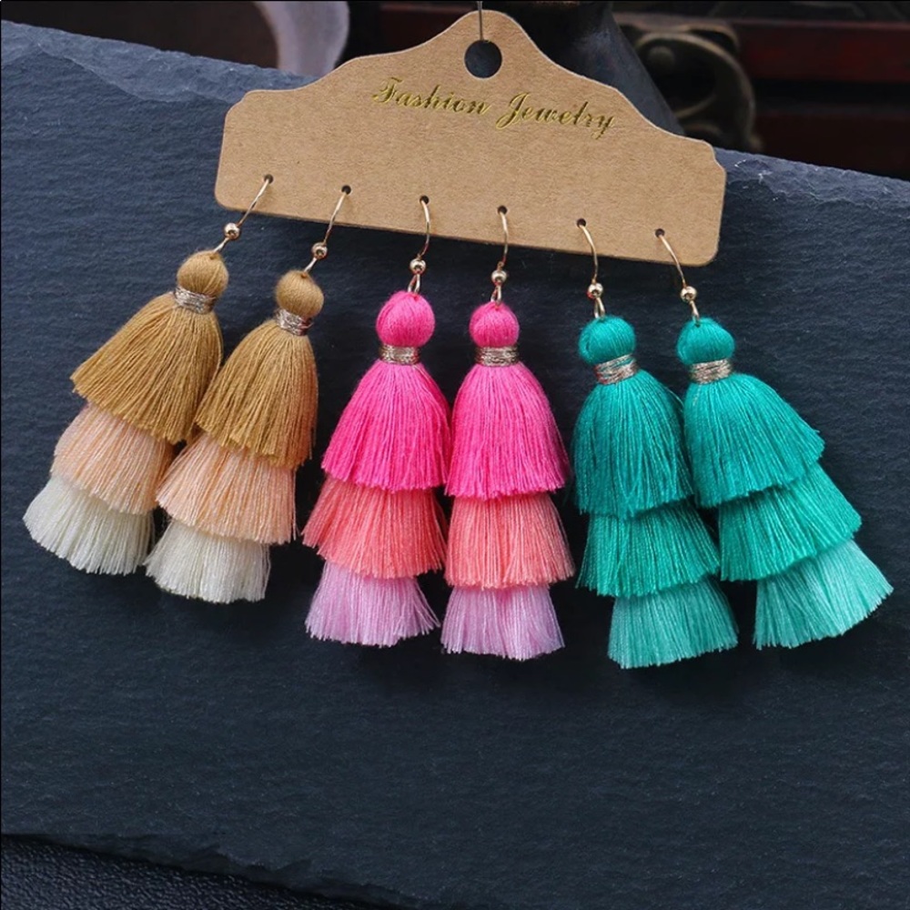 Women’s. Tassel earrings boho style